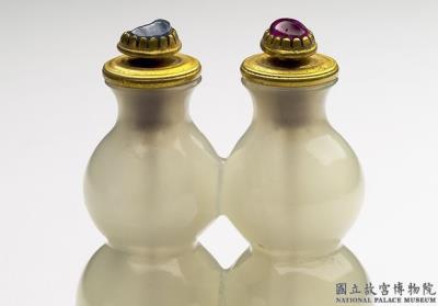 图片[3]-Chalcedony gourd-shaped conjoined snuff bottles, Qing dynasty, 18th century-China Archive